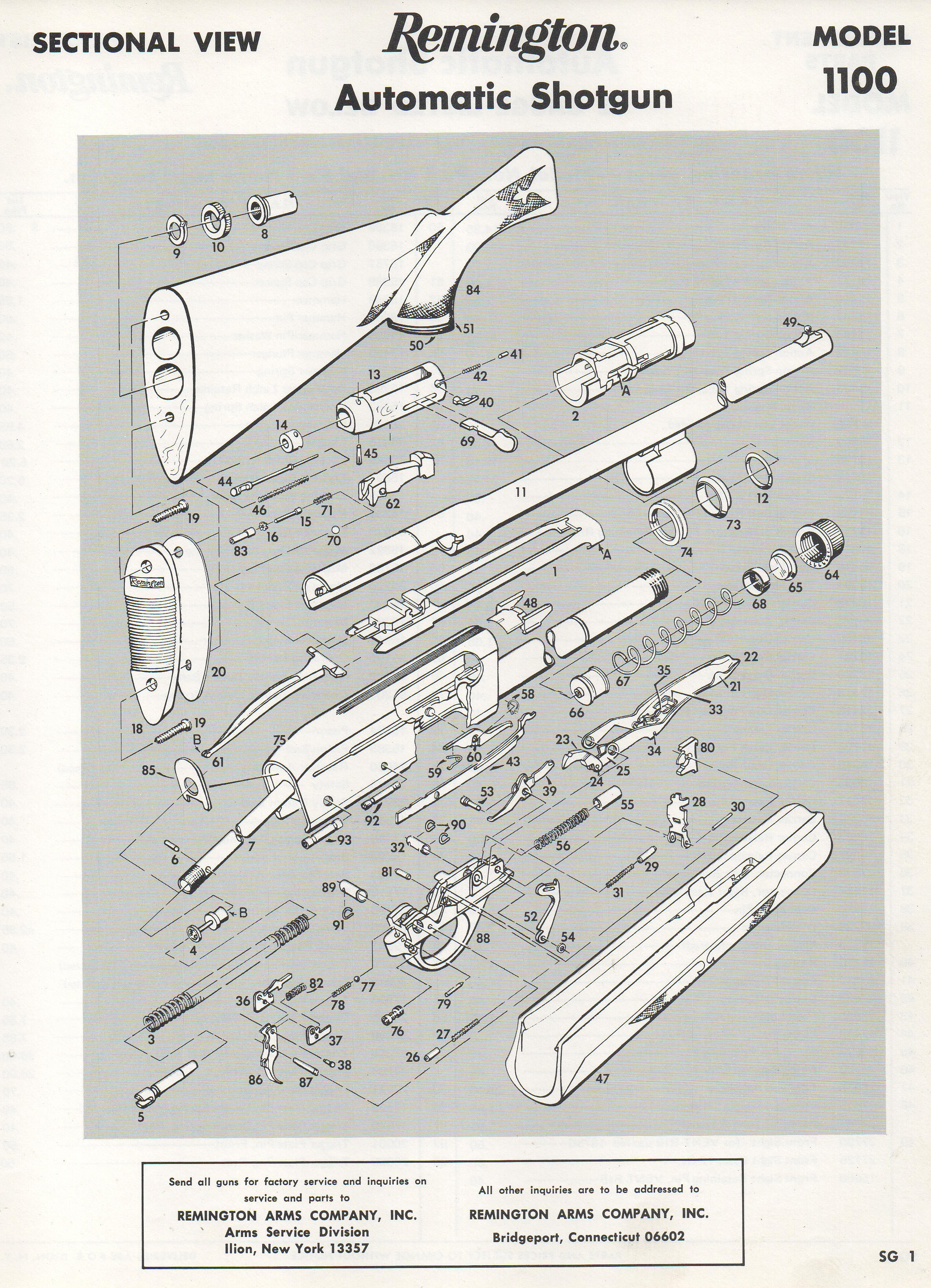 Remington 1100 Serial Number Chart